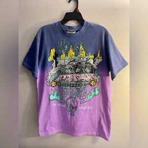 Watson Blue and Purple Graphic Tee Size M